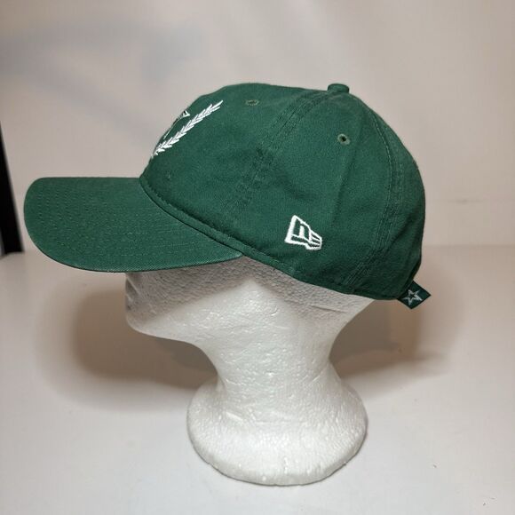 Dallas Cowboys New Era Leaves 9TWENTY Adjustable Hat Women’s Hat Kelly Green - Picture 2 of 6